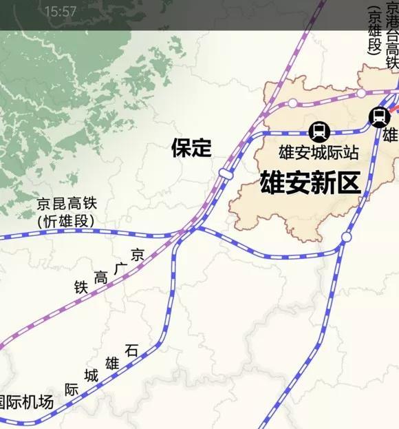 雄安新区铁路最新规划