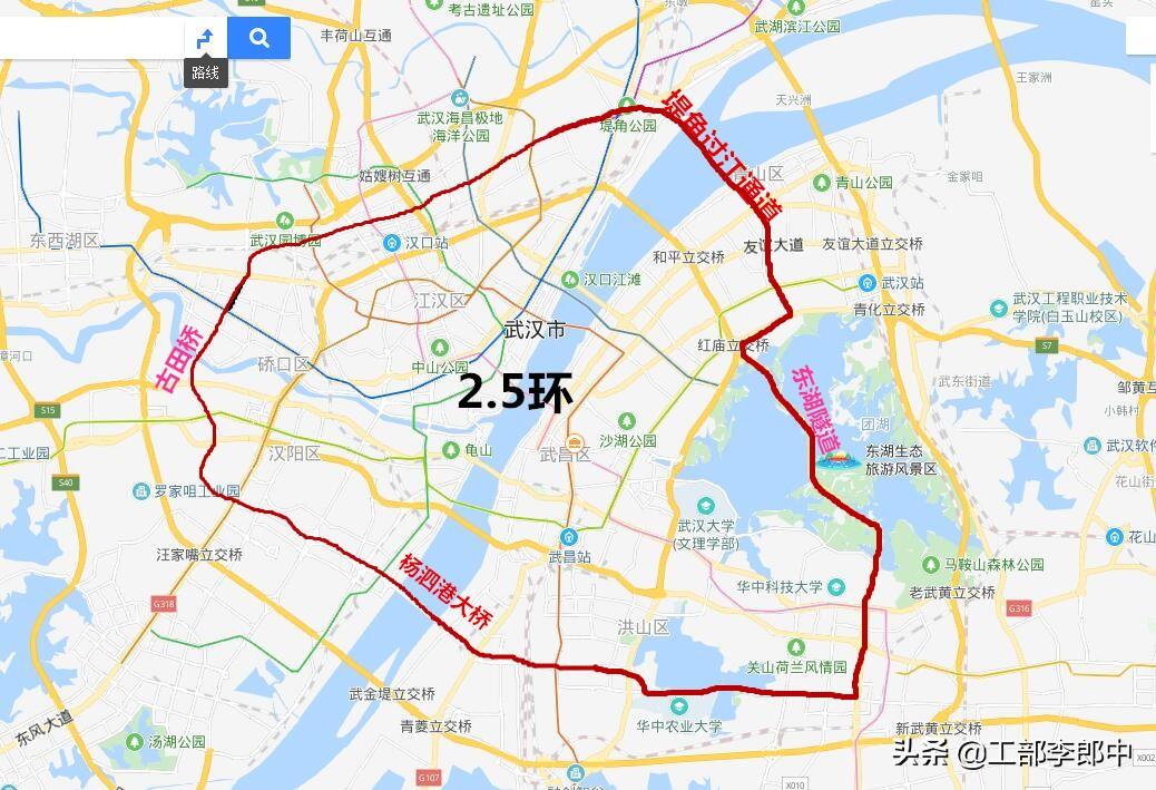 武汉六环线最新规划图，自然美景的探索之旅启动